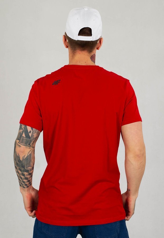 T-shirt 4F TSM005 czerwony