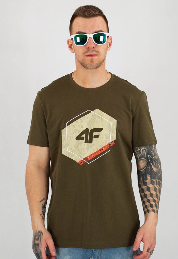 T-shirt 4F TSM010 khaki