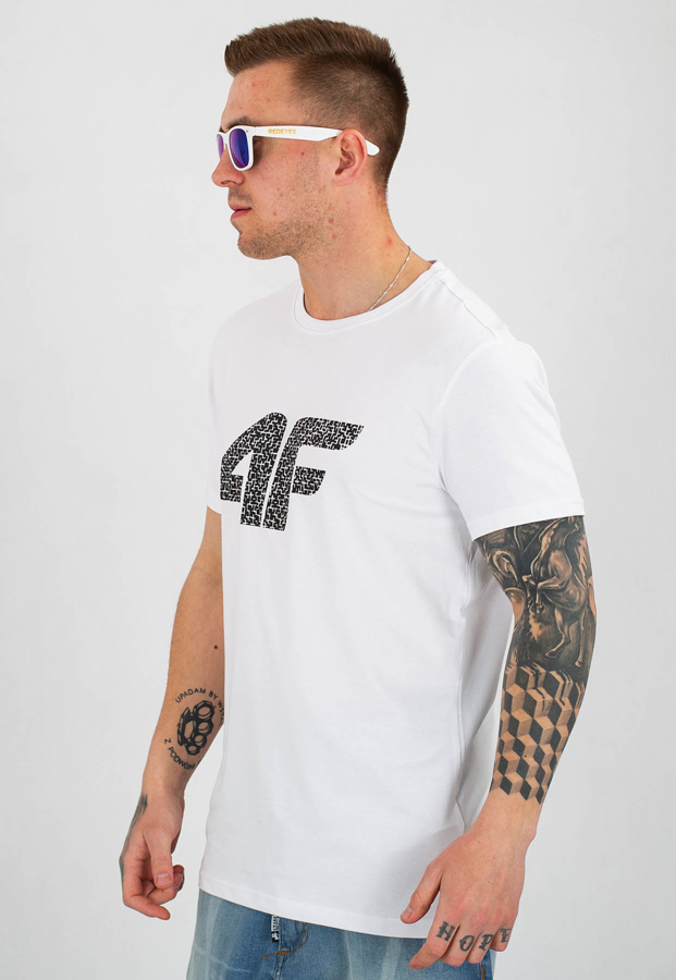 T-shirt 4F TSM020 biały