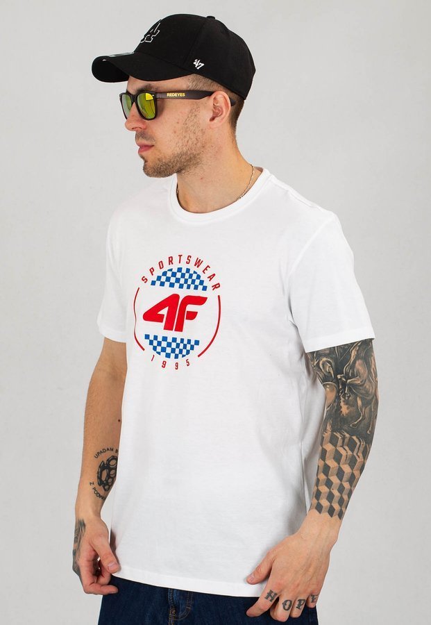 T-shirt 4F TSM022 biały