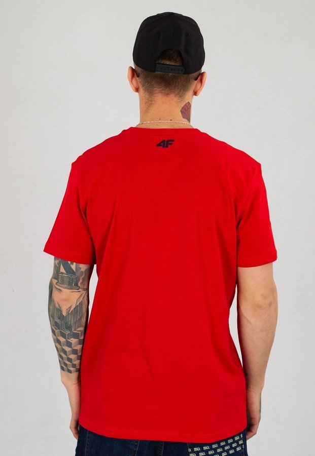 T-shirt 4F TSM024 czerwony