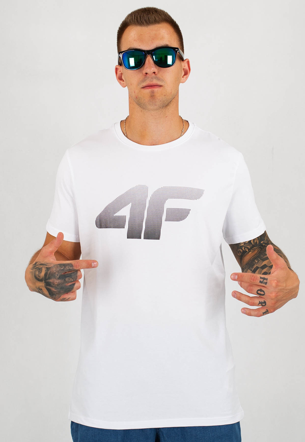 T-shirt 4F TSM071 biały