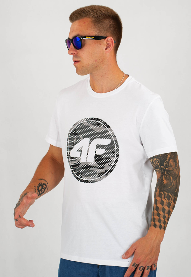 T-shirt 4F TSM076 biały