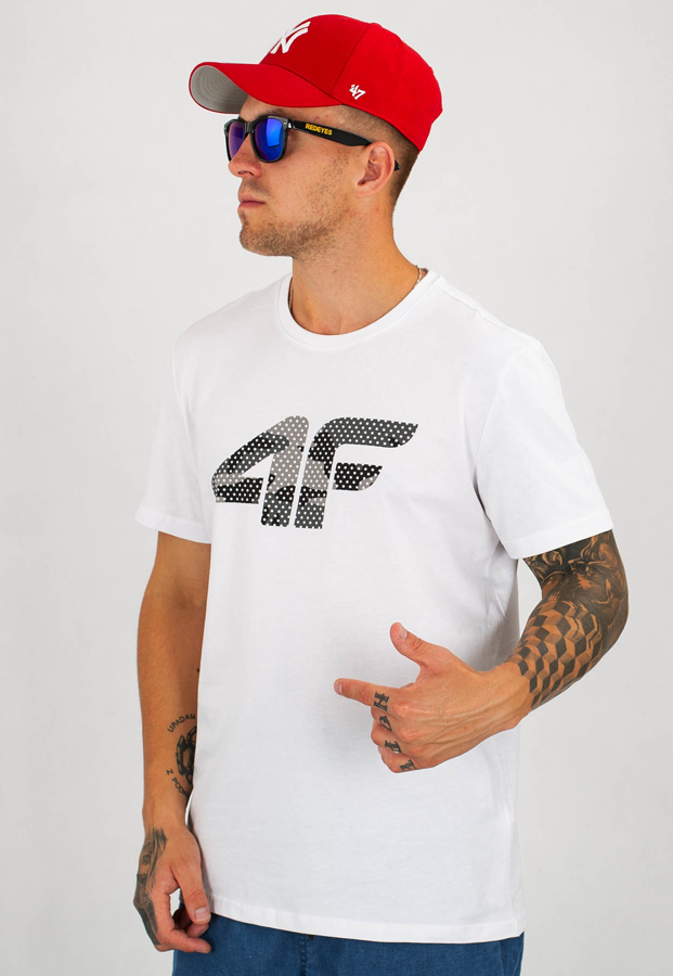 T-shirt 4F TSM077 biały