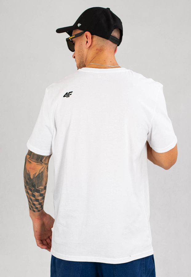 T-shirt 4F TSM352 biały