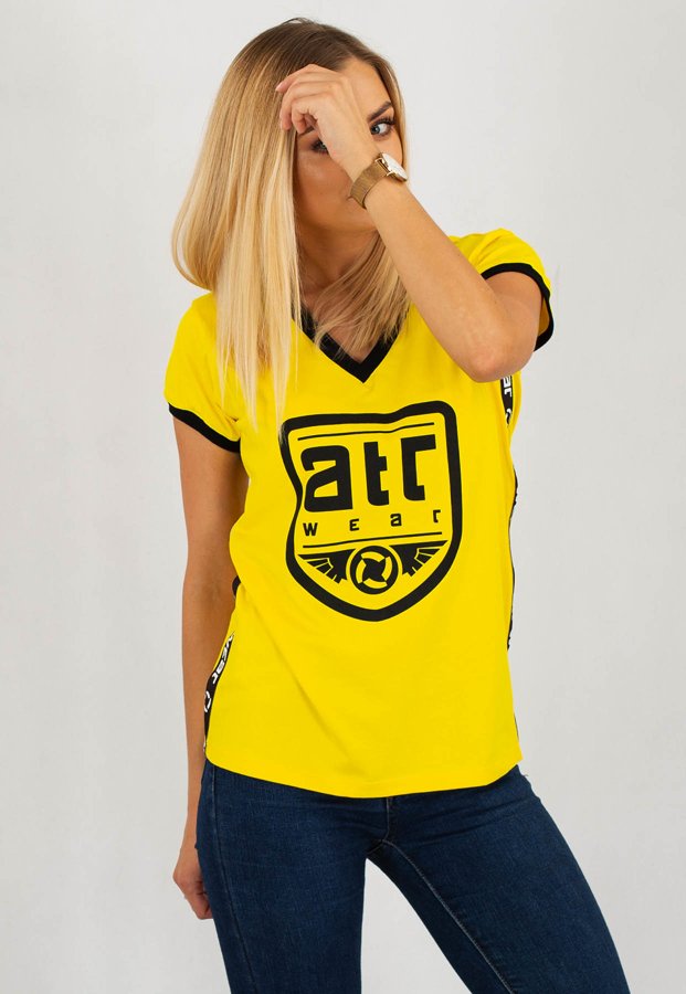 T-shirt ATR Wear ATR żółto czarny