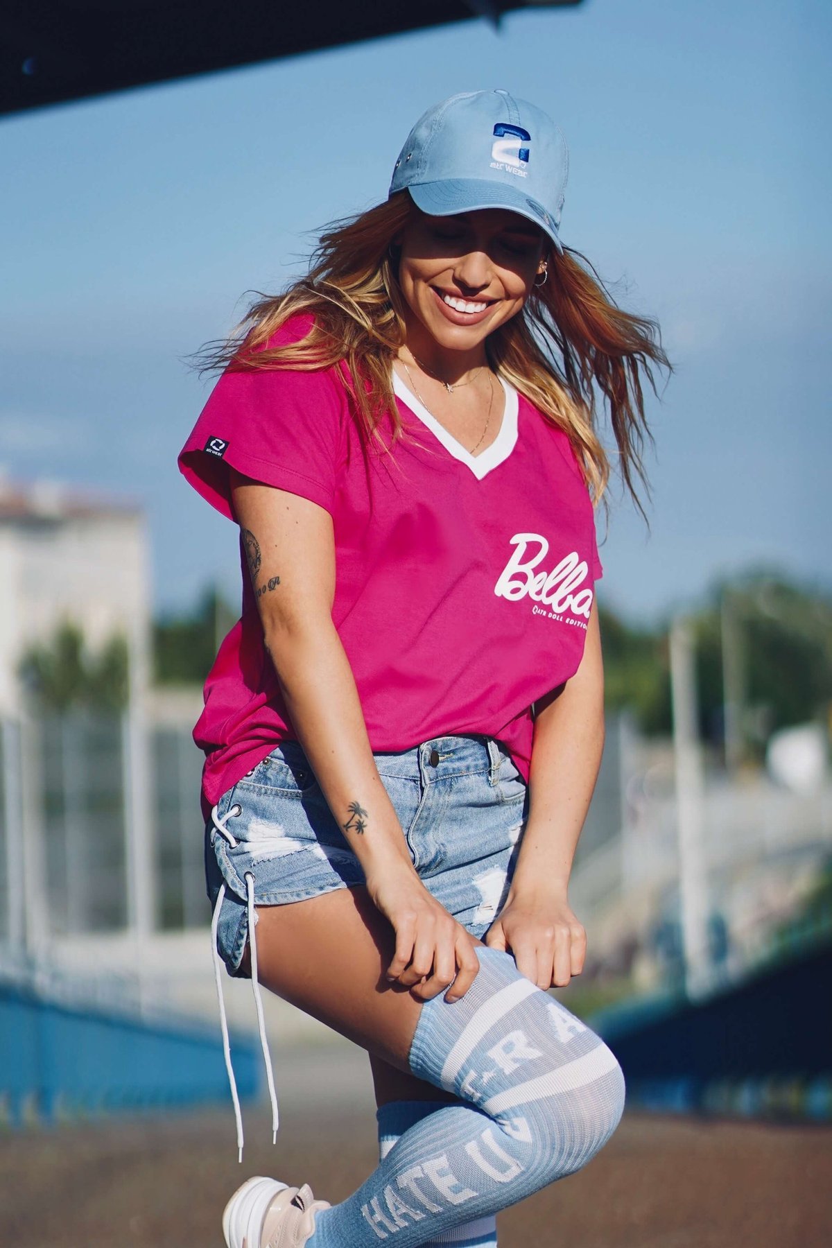 T-shirt ATR Wear Bella Doll Edition różowy