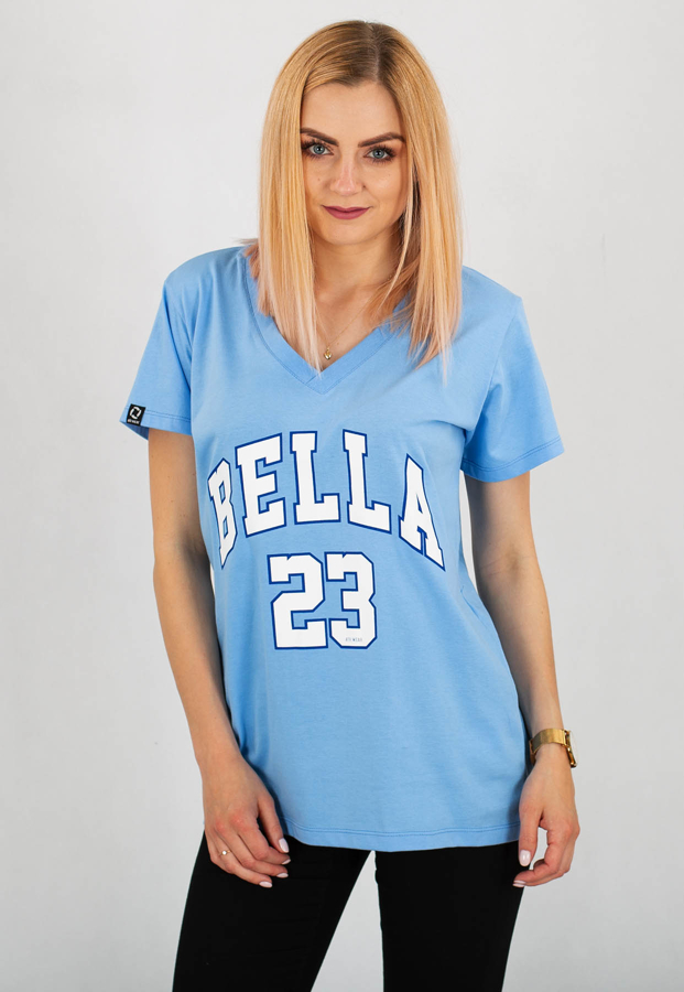 T-shirt ATR Wear Bella niebieski