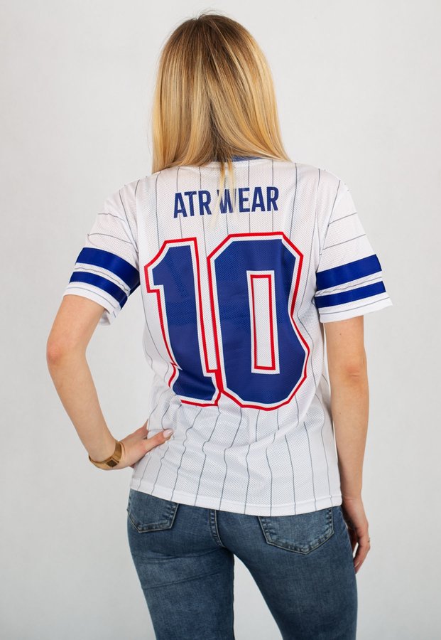 T-shirt ATR Wear Cute American Football Jersey biały