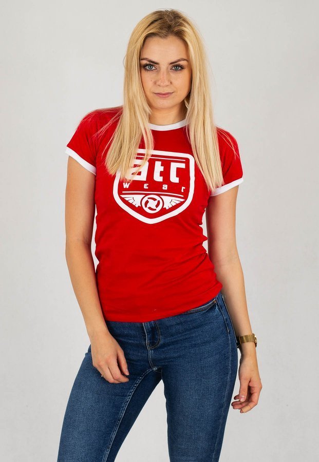 T-shirt ATR Wear Retro ATR Shield czerwony