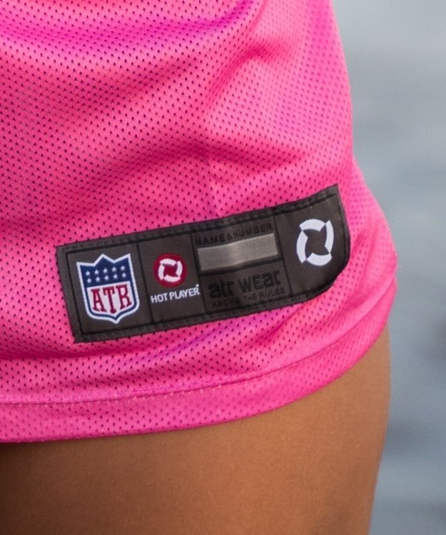 T-shirt ATR Wear Shield American Football Jersey różowy