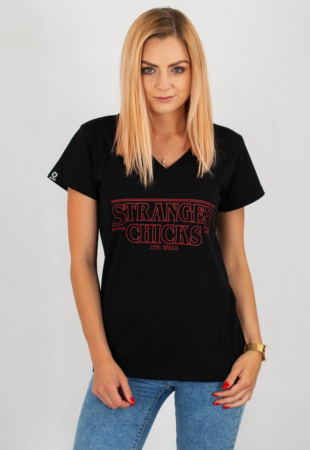 T-shirt ATR Wear Stranger Chicks czarny