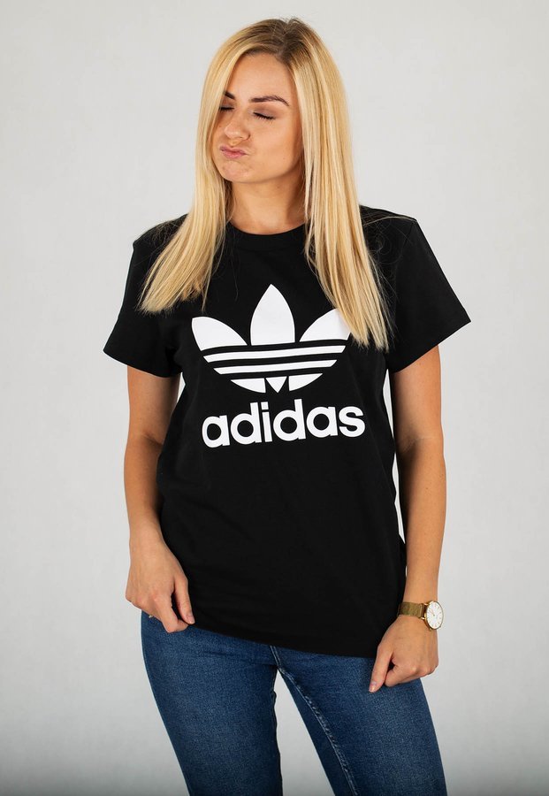 T-shirt Adidas Boyfriend Trefoil Tee DX2323 czarny