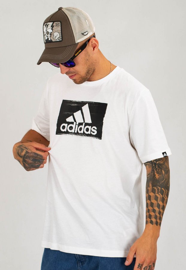T-shirt Adidas M Brushstroke Tee GD5894 biały