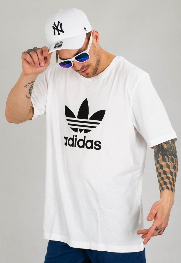 T-shirt Adidas Trefoil GN3463 biały