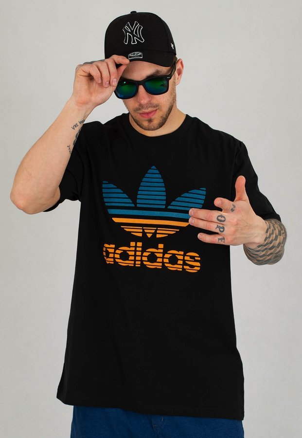 T-shirt Adidas Trefoil Ombre GP0166 czarny