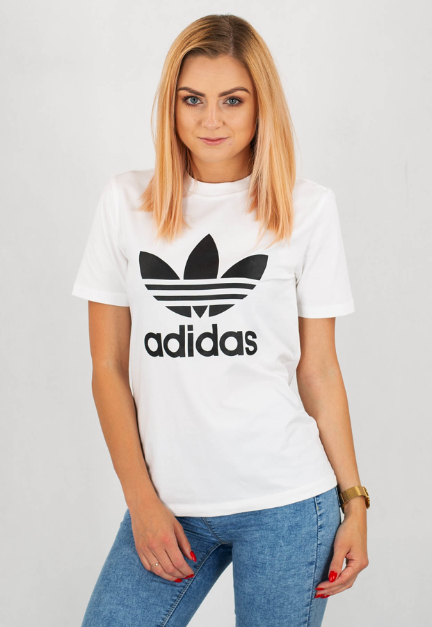 T-shirt Adidas Trefoil Tee biały