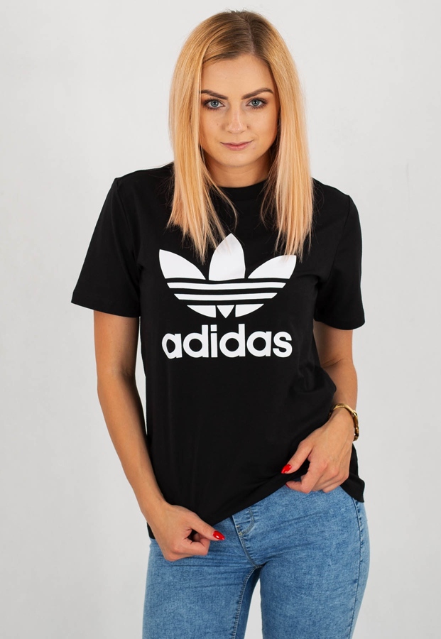 T-shirt Adidas Trefoil Tee czarny