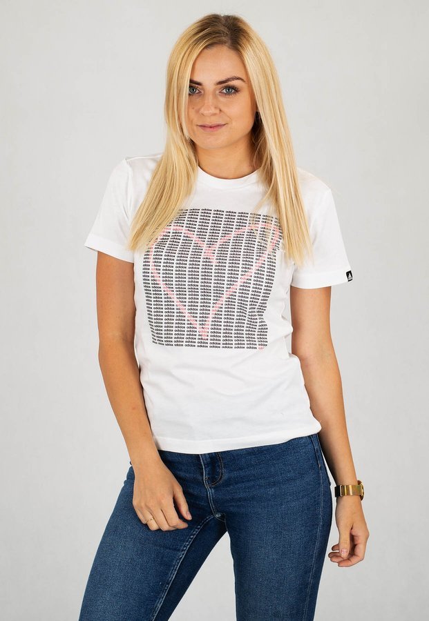 T-shirt Adidas Womens Adi Heart Graphic Tee GD4996 biały