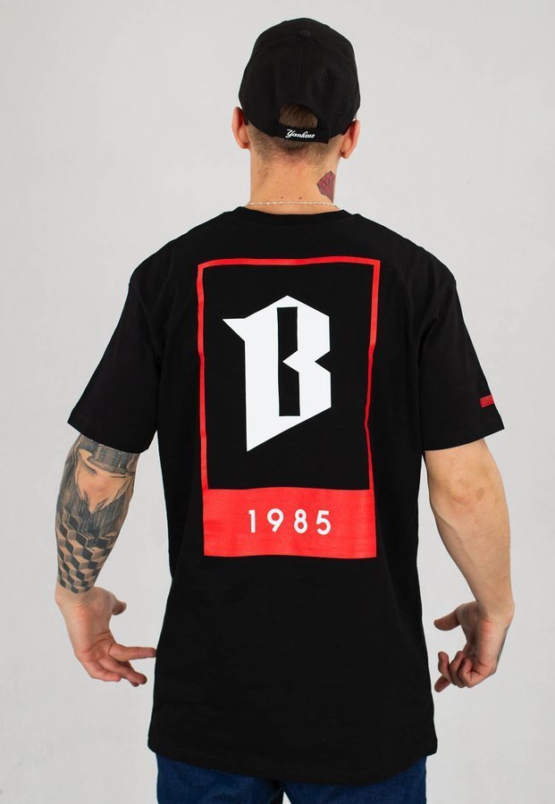T-shirt B.O.R. Biuro Ochrony Rapu 1985 czarny