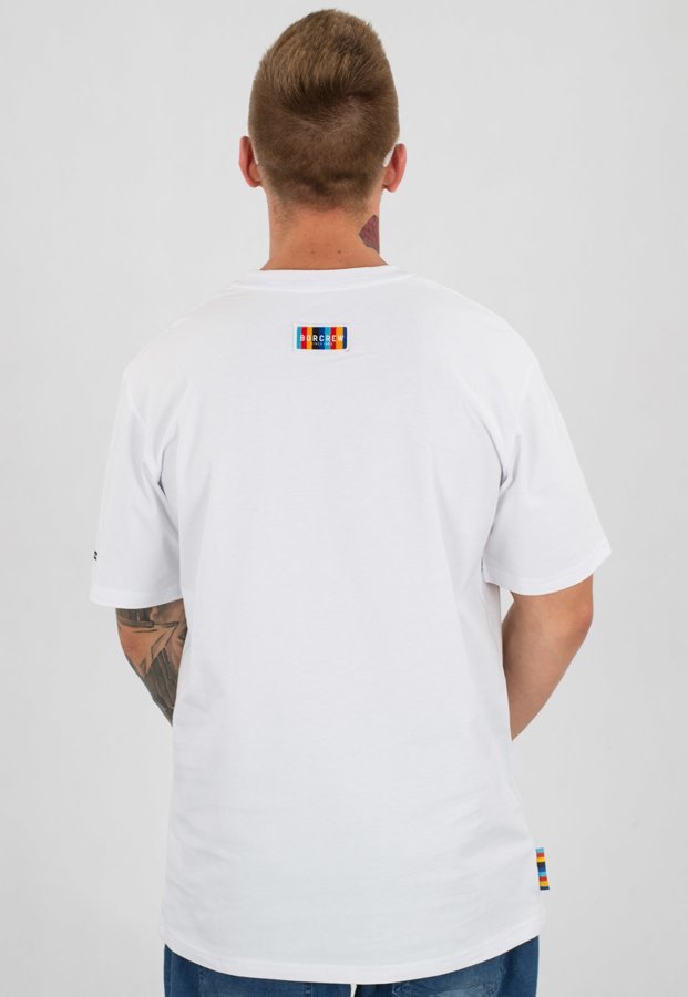 T-shirt B.O.R. Biuro Ochrony Rapu Colors biały