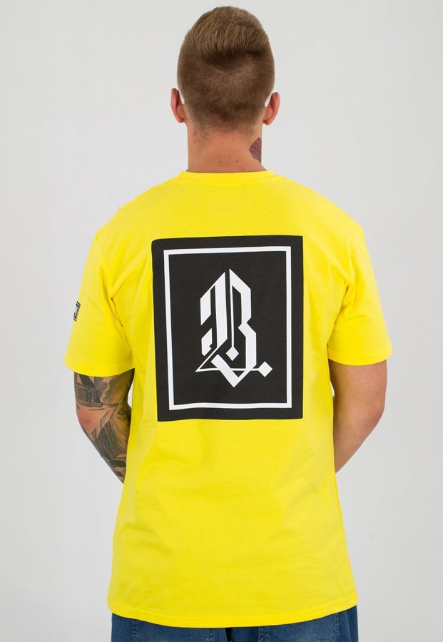 T-shirt B.O.R. Biuro Ochrony Rapu Gotyk żółty