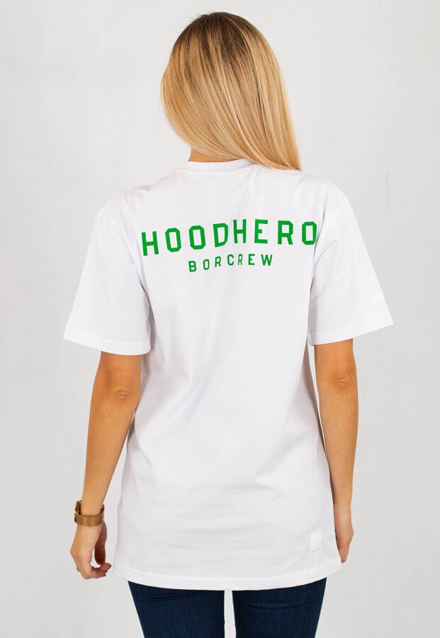 T-shirt B.O.R. Biuro Ochrony Rapu Hero biały