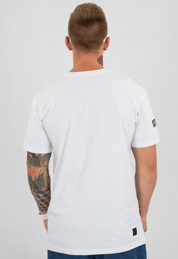 T-shirt B.O.R. Biuro Ochrony Rapu Lines biały