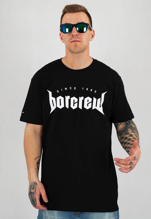 T-shirt B.O.R. Biuro Ochrony Rapu Metal czarny