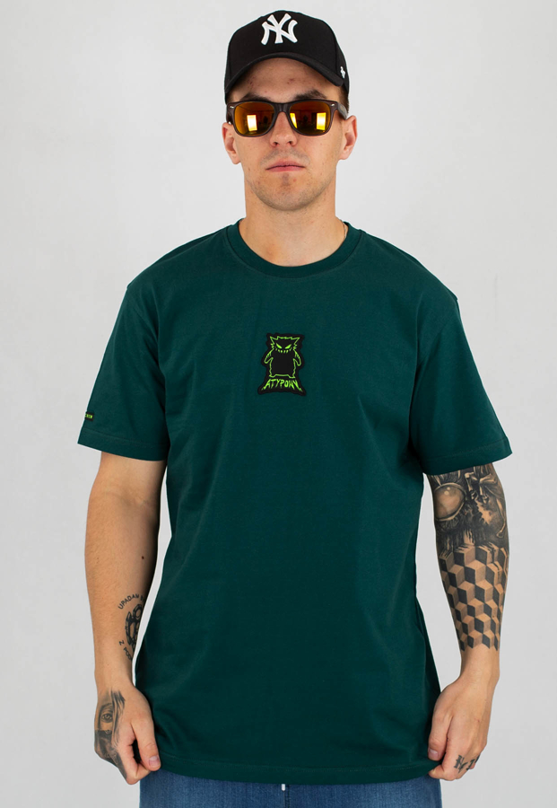 T-shirt B.O.R. Biuro Ochrony Rapu Młody Simba ciemno zielony