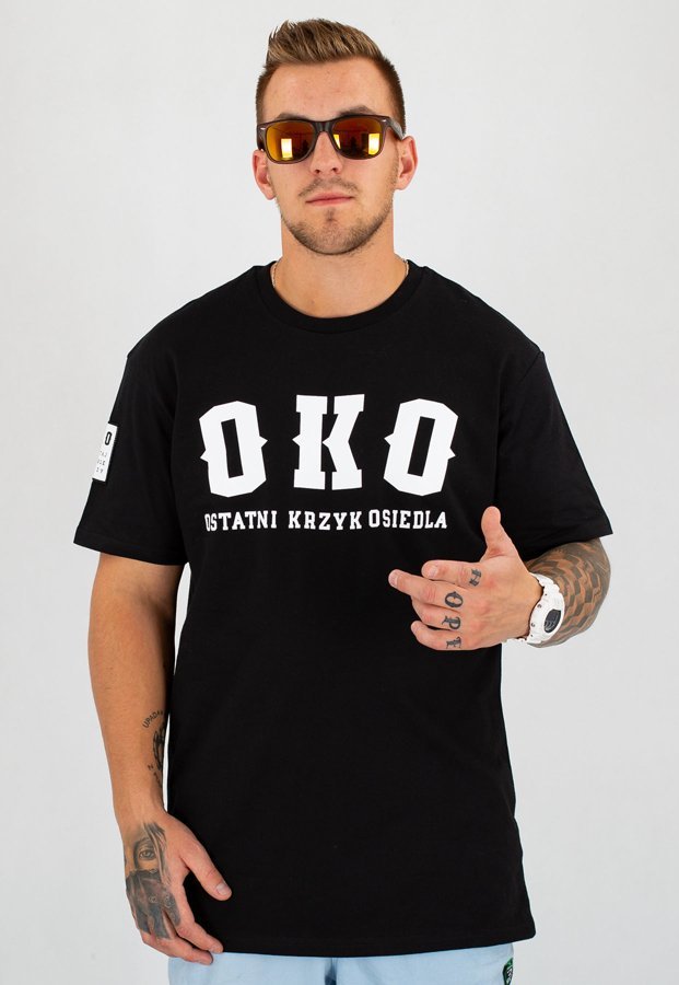 T-shirt B.O.R. Biuro Ochrony Rapu OKO New czarny