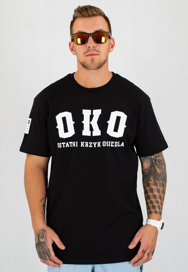 T-shirt B.O.R. Biuro Ochrony Rapu OKO New czarny