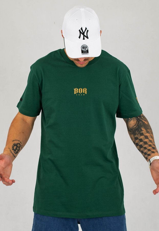 T-shirt B.O.R. Biuro Ochrony Rapu Small Logo zielony