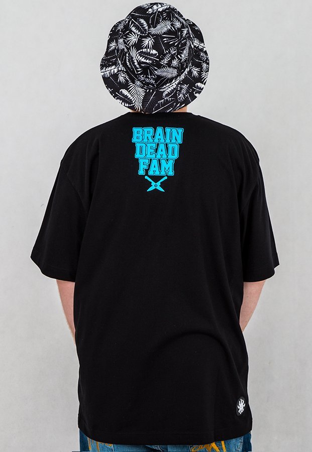 T-shirt Brain Dead Familia Graffiti Face czarny