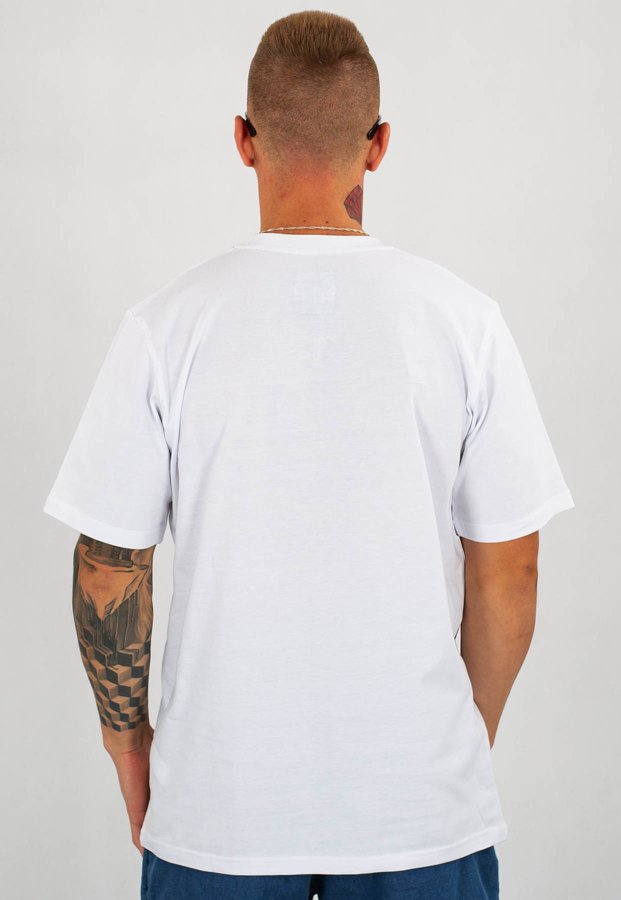 T-shirt Chada Mugshot biały