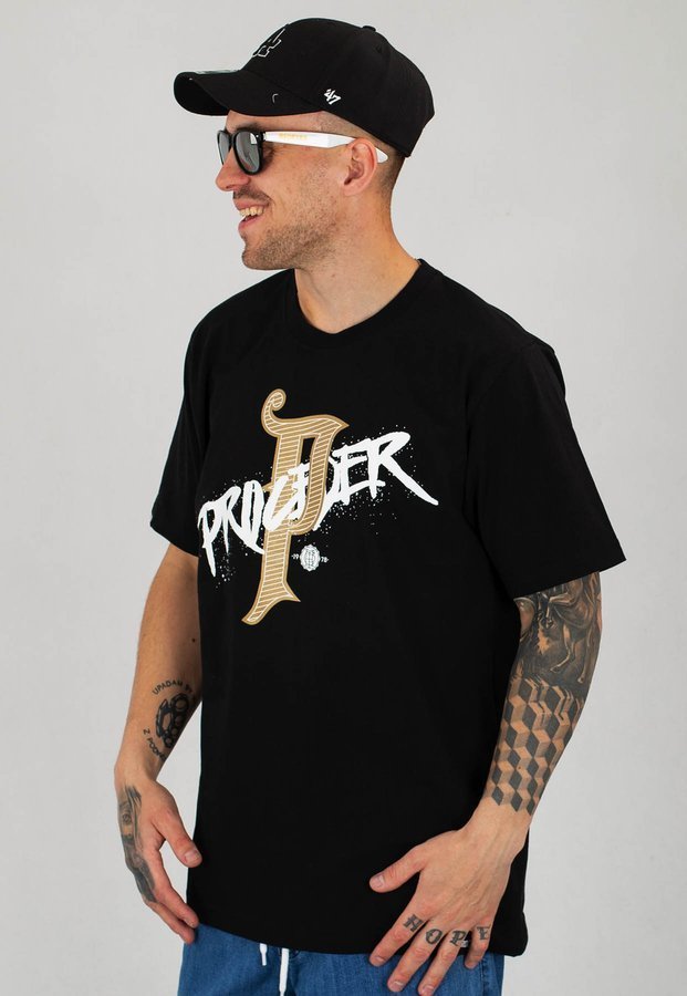 T-shirt Chada Proceder Gold Pe czarna