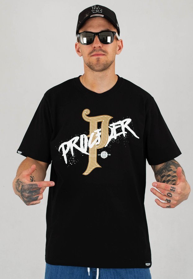 T-shirt Chada Proceder Gold Pe czarna