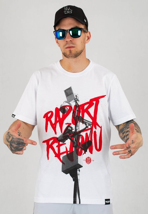 T-shirt Chada Raport z Rejonu biały