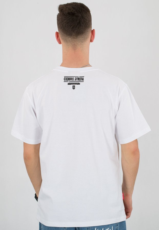 T-shirt Ciemna Strefa CS Cięta biały