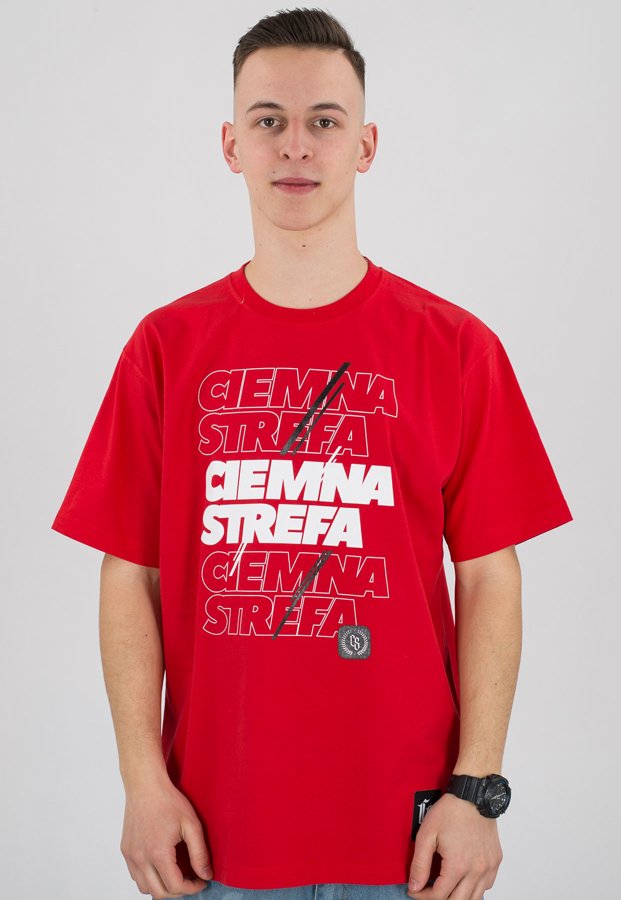 T-shirt Ciemna Strefa Star Wars czerwony