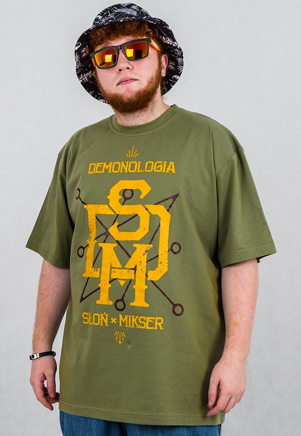 T-shirt Demonologia DSM oliwkowy
