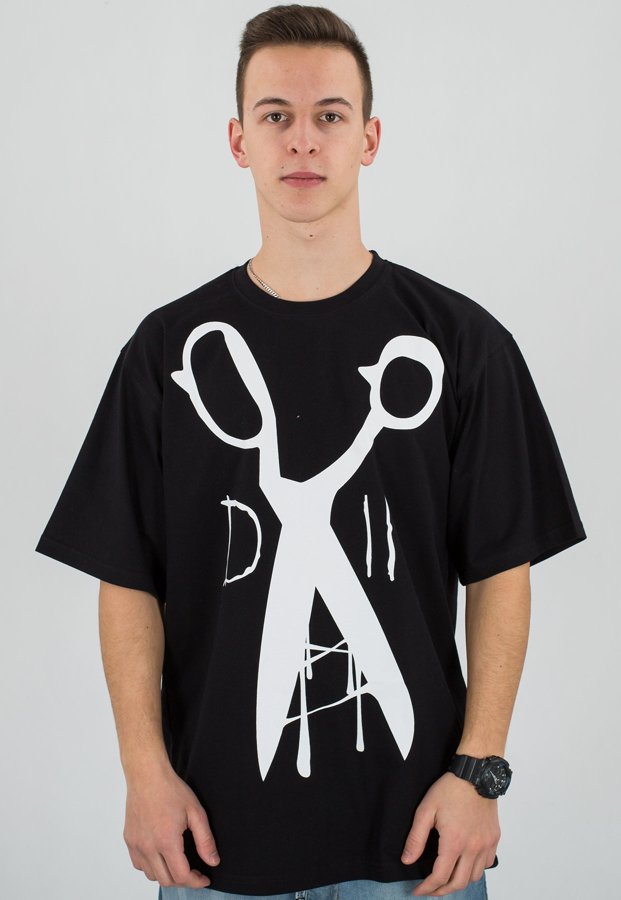 T-shirt Demonologia Nożyczki czarny