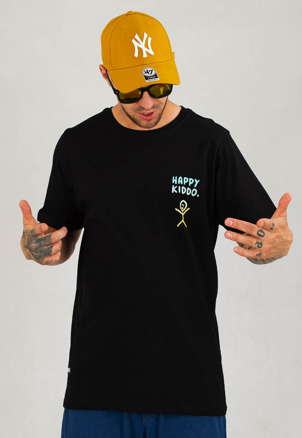 T-shirt Diamante Wear Happy Kido Unisex czarny