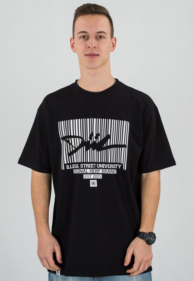 T-shirt Diil Code czarny