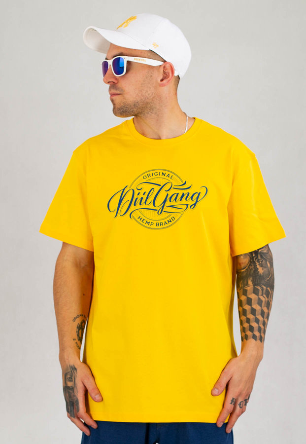 T-shirt Diil Gang żółty