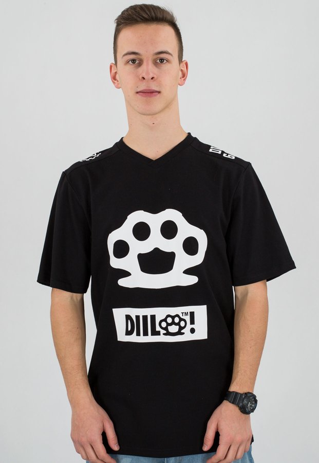 T-shirt Diil Knuckle DG czarny