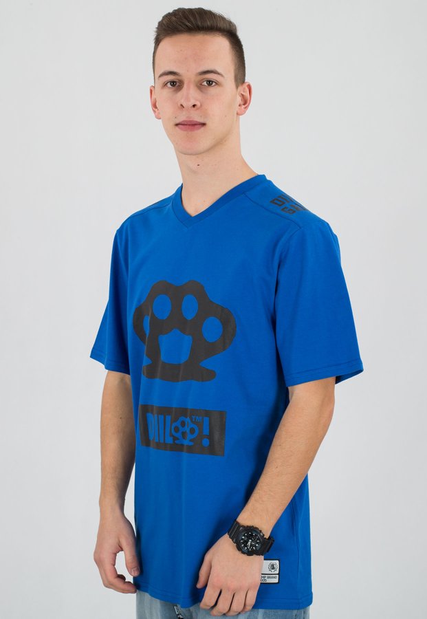 T-shirt Diil Knuckle DG niebieski