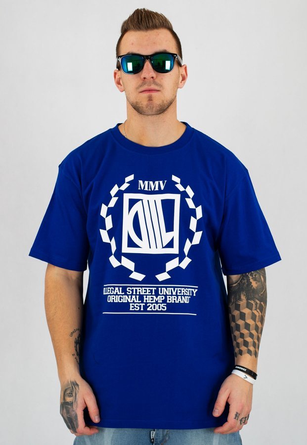 T-shirt Diil Laur niebieski