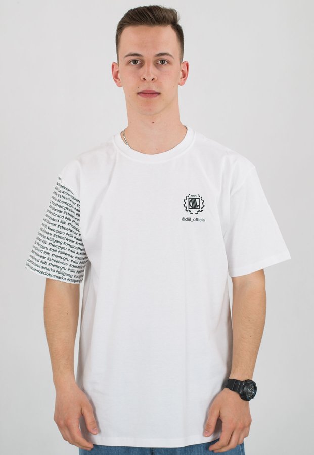 T-shirt Diil Official biały