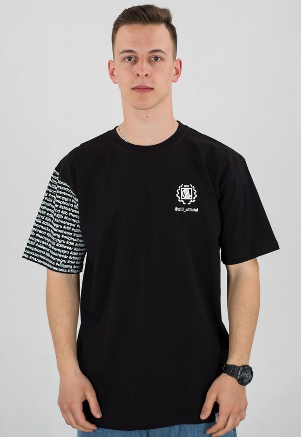 T-shirt Diil Official czarny
